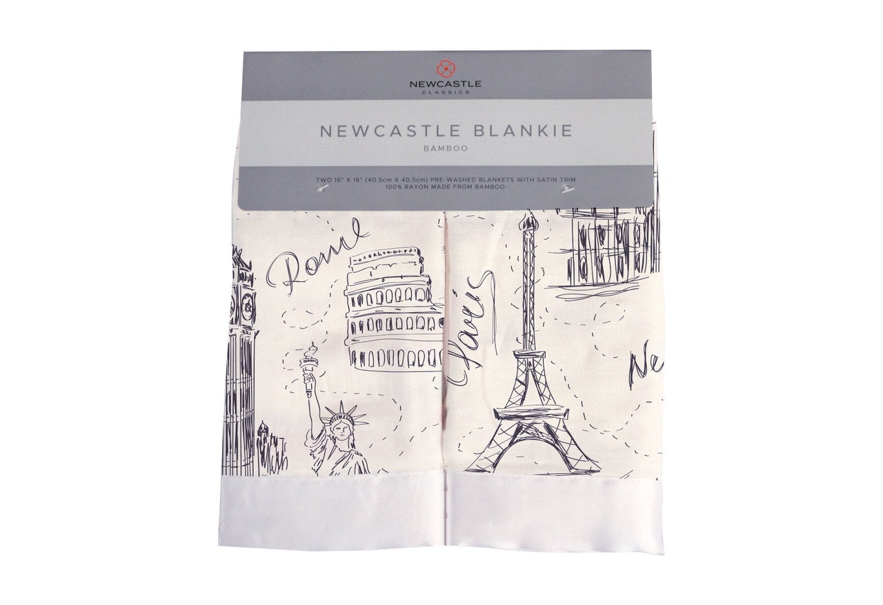 London, Paris, New York Newcastle Blankie -