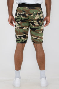 Thumbnail for Raw Cut Cotton Shorts - 1 CAMO COLOR -