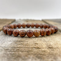 Thumbnail for Union - Coconut Palm Wood Mala Beaded Bracelet -