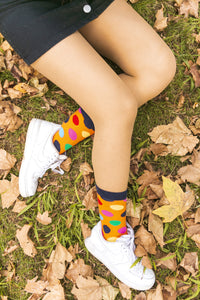 Thumbnail for Women's Mandarin Dot Socks - 1 COLOR -