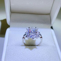 Thumbnail for 2 Carat Moissanite 925 Sterling Silver Ring