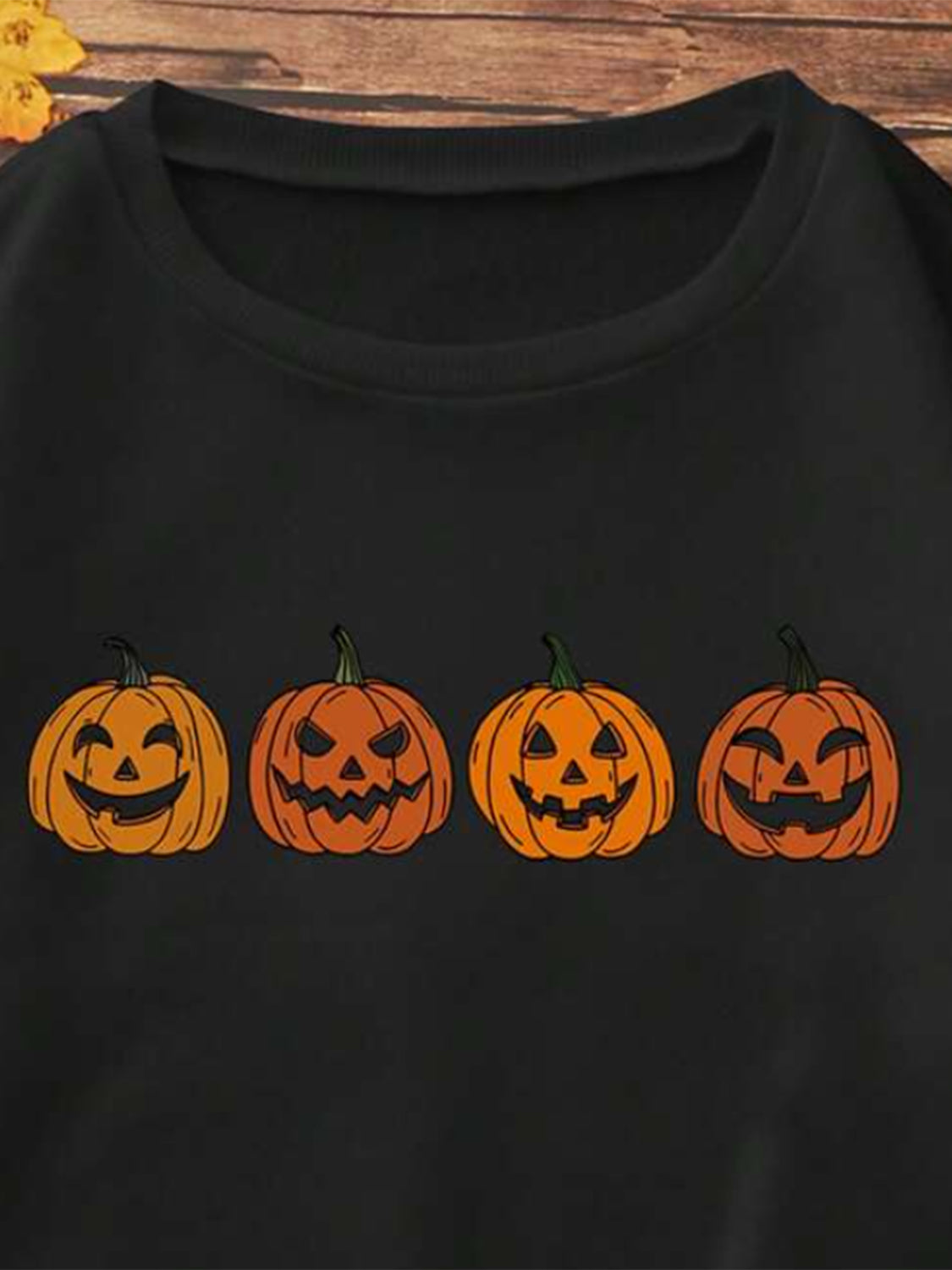 Simply Love Full Size Jack-O'-Lantern Graphic T-Shirt - T - 1 COLOR -