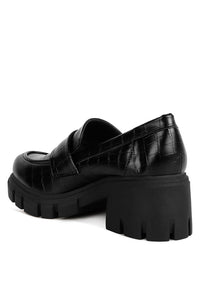 Thumbnail for London Rag - Benz Chunky Block Heel Loafers - 3 COLORS -