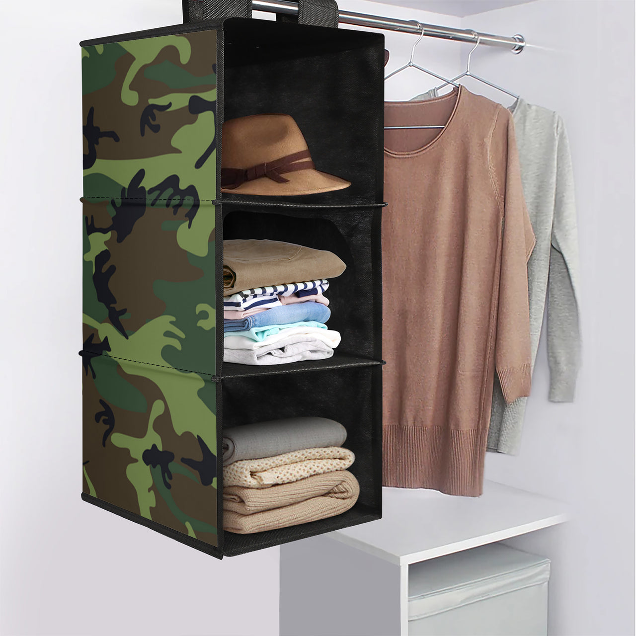 OOTO - CAMO - MB 3 Shelf Hanging Wardrobe - 1 COLOR -