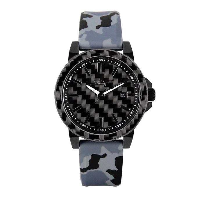 Simply Carbon Fiber - APOLLO Series Strap | GREY CAMO -