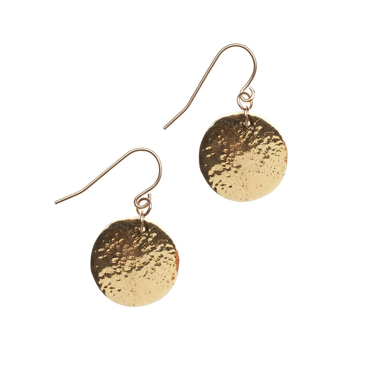 Alicia Marilyn - Hammered Coin Earrings - 1 FINISH -