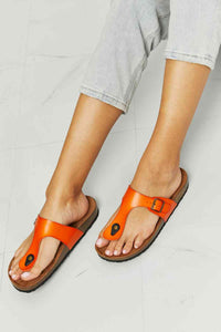 Thumbnail for MMShoes Drift Away T-Strap Flip-Flop in Orange - T - 1 COLOR -