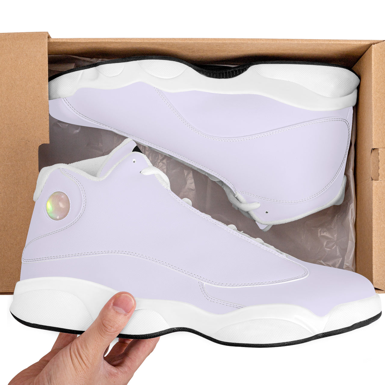 OOTO - EARLY LILAC - SF_D89 Basketball Shoes - White soles - Black tread - 1 COLOR -