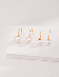 Thumbnail for Classic High-Heeled Pearl Dangle Earrings