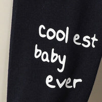 Thumbnail for COOLEST BABY EVER Long Sleeve Bodysuit and Pants Set - 2 PCS. - T - 1 COLOR -