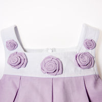 Thumbnail for Little Ashkim - Sleeveless Rose Petal Dress - 1 COLOR -