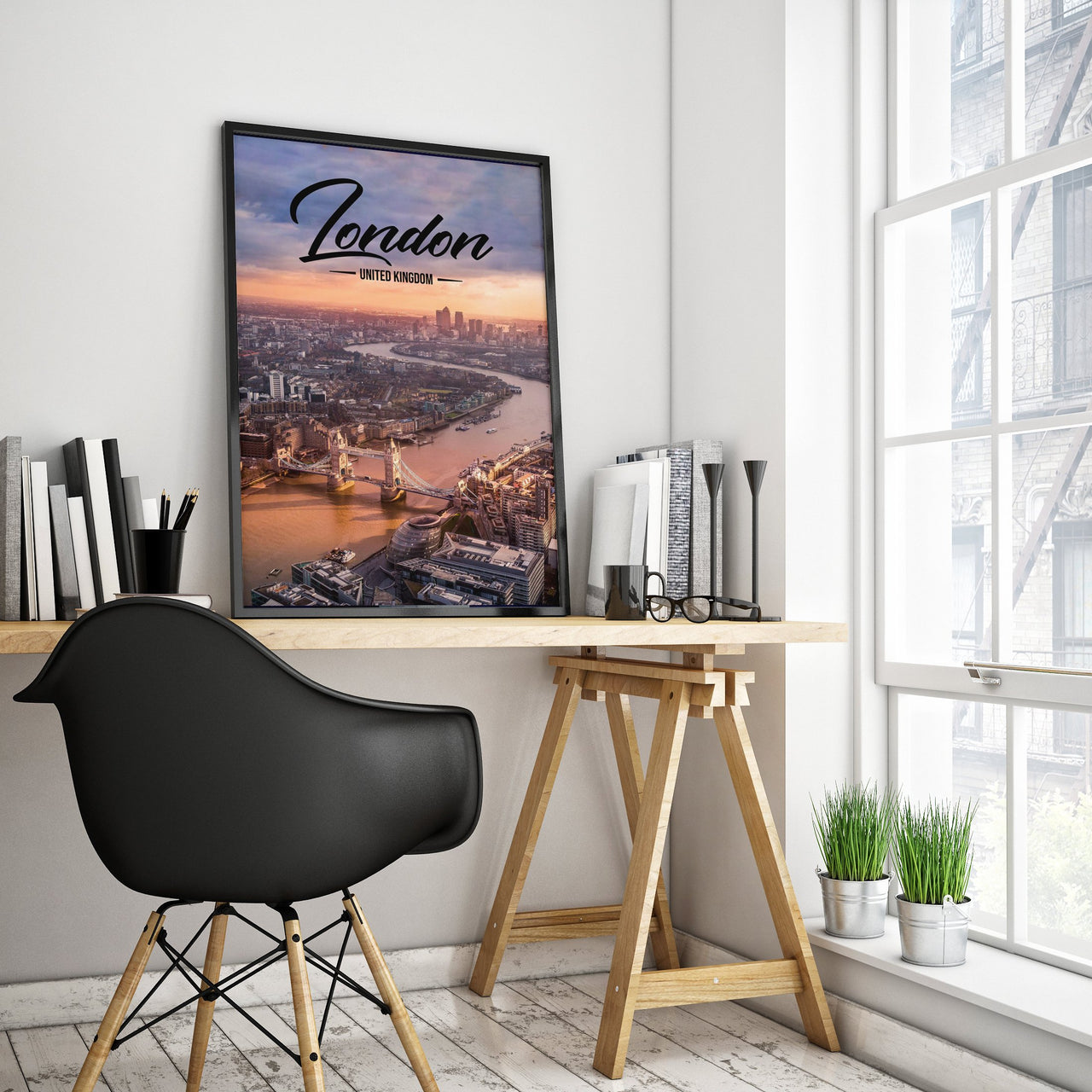 London - USA Printed - 4 SIZES -