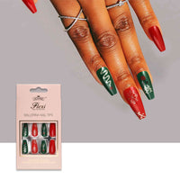 Thumbnail for Christmas Theme ABS Press-On Nails - T - 7 STYLES/SETS -