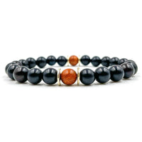 Thumbnail for Westland - Ebony Blackwood & Red Rosewood Mala Beaded Bracelet -