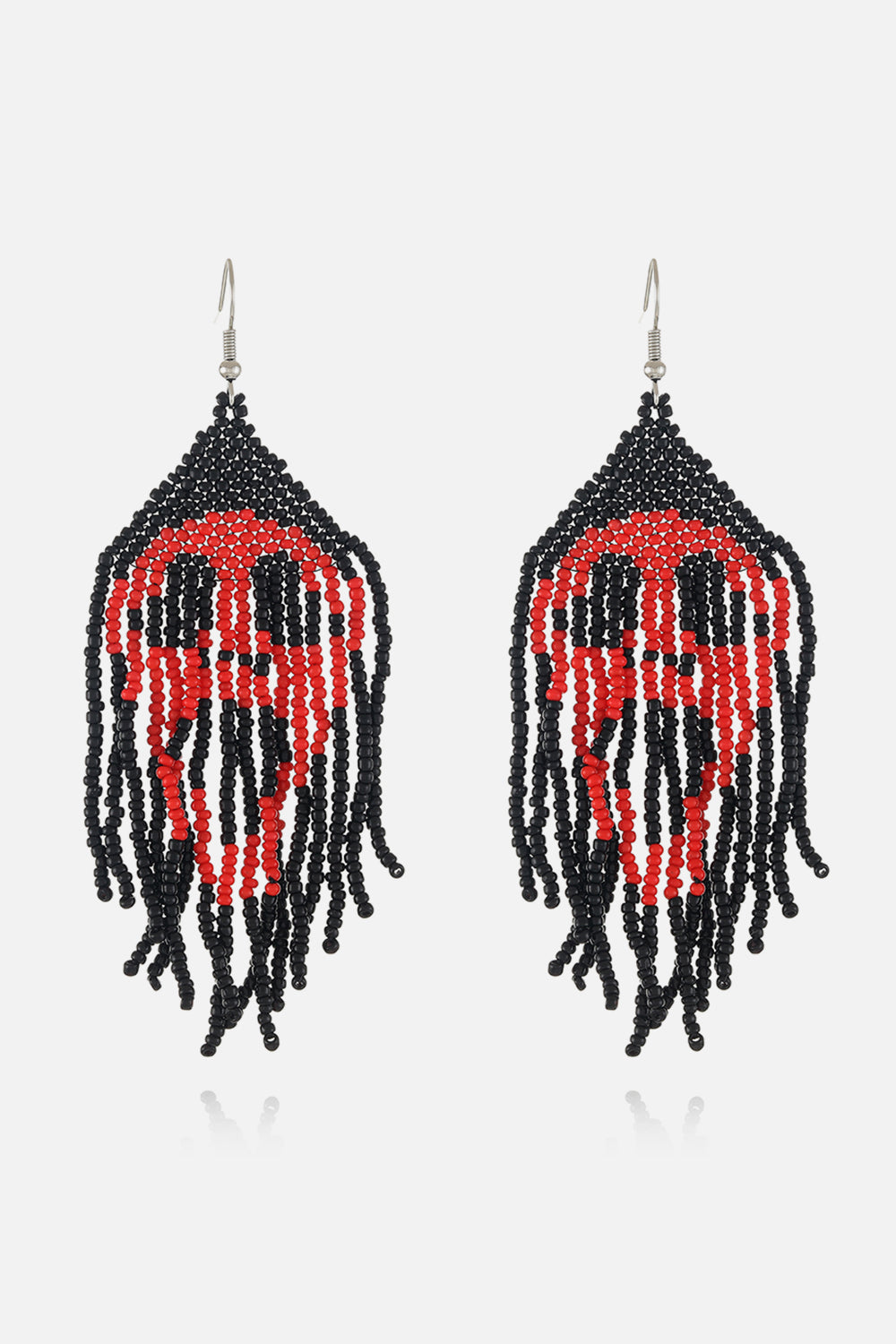 Beaded Dangle Earrings - T - 4 STYLES -