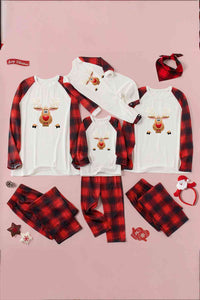 Thumbnail for Rudolph Graphic Top and Plaid Pants Set - T - SOLD BY SIZE / 2 PCS. - 4 SIZES -