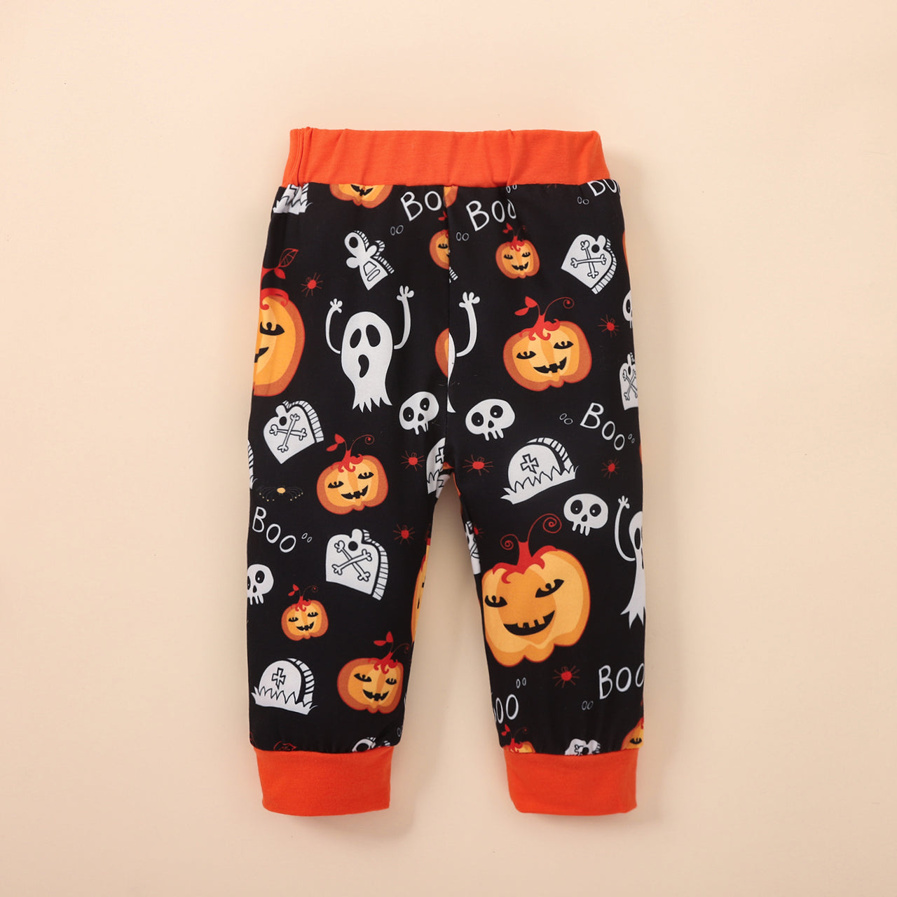 MY FIRST HALLOWEEN Graphic Bodysuit and Printed Long Pants Set - 3 PCS. - T - 1 COLOR -