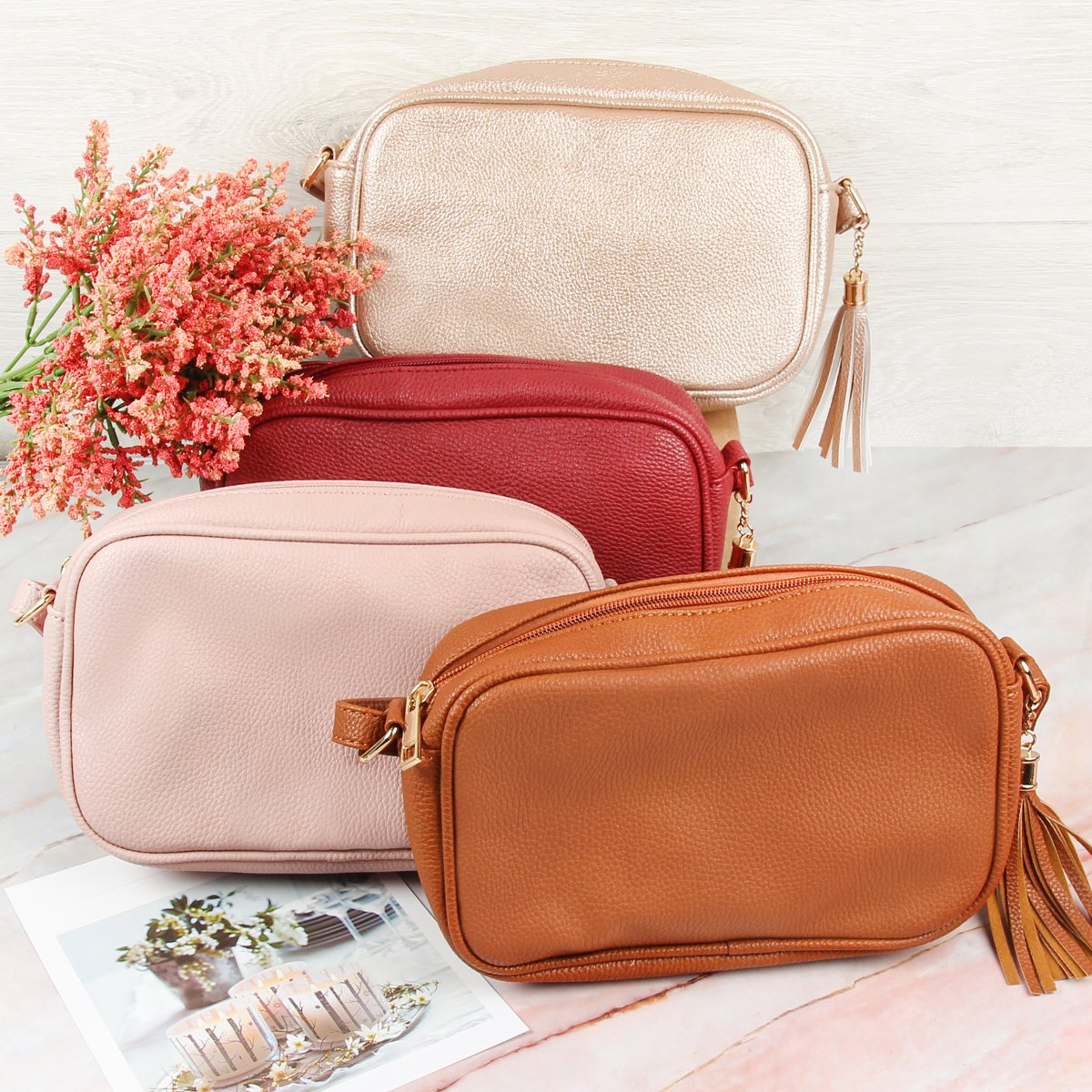 Fashion Crossbody Bags - 10 COLORS -