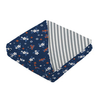 Thumbnail for Serenity and Finley Stripe Bamboo Muslin Newcastle Blanket -