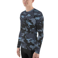 Thumbnail for FYC - Men's Coast Camo Performance Rash Guard UPF 40+ - 1 COLOR -