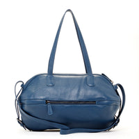 Thumbnail for Catherine Blue Leather Satchel Bag -