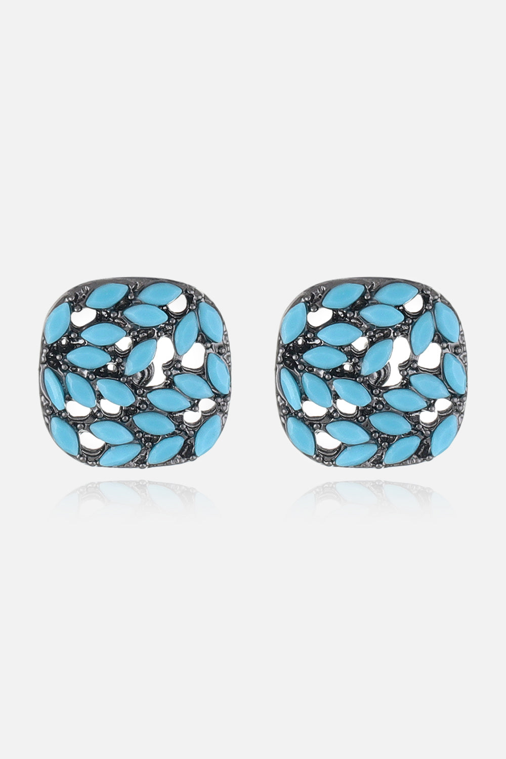 Turquoise Stud Earrings - T - 8 STYLES -