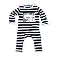 Thumbnail for Just Done 9 Months Inside® New Born Baby Grow- Baby Shower Gift - Coming Home Outfit  by Lazy Baby® -