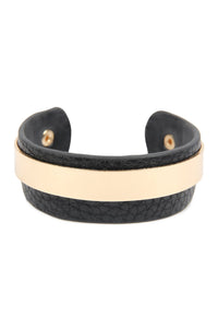 Thumbnail for Simple Leather Cuff Bracelet - 4 COLORS -