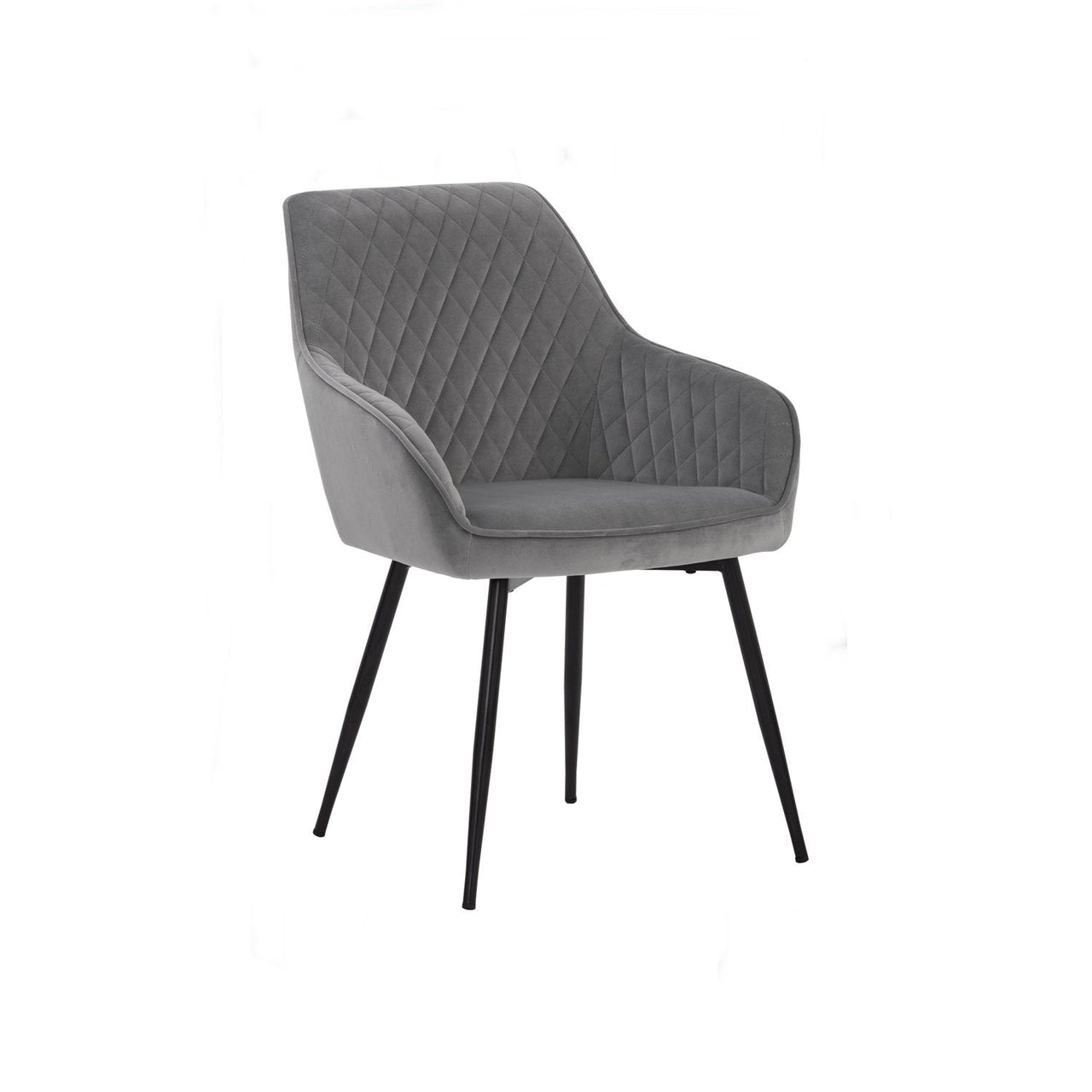 GFURN - Hakon Dining Chair - Grey Velvet -