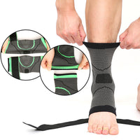 Thumbnail for Adjustable Ankle Sport Wrap Ankle Compression Sleeve Foot Brace for all activities you enjoy  - [10-15 DAY DELIVERY] - 4 SIZES - 2 COLORS -