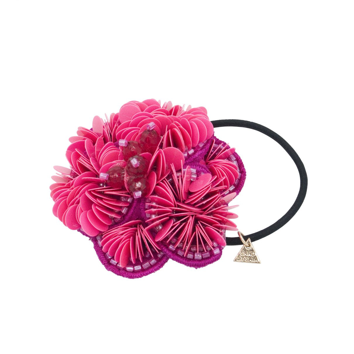 SAND BY SAYA N.Y. - Flower Hair Tie - 3 COLORS -