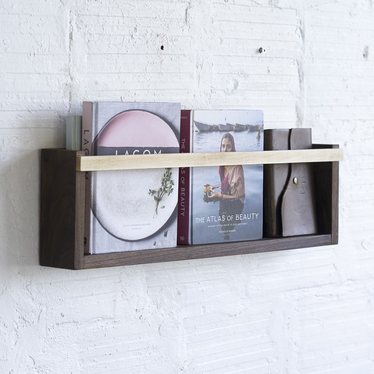 Iron Roots Design - Modern Magazine & Vinyl Wall Rack -