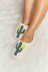 Thumbnail for Melody Cactus Plush Slide Slippers - T - 1 COLOR -