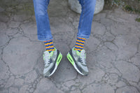 Thumbnail for Men's Tangerine Wave Socks - 1 COLOR -