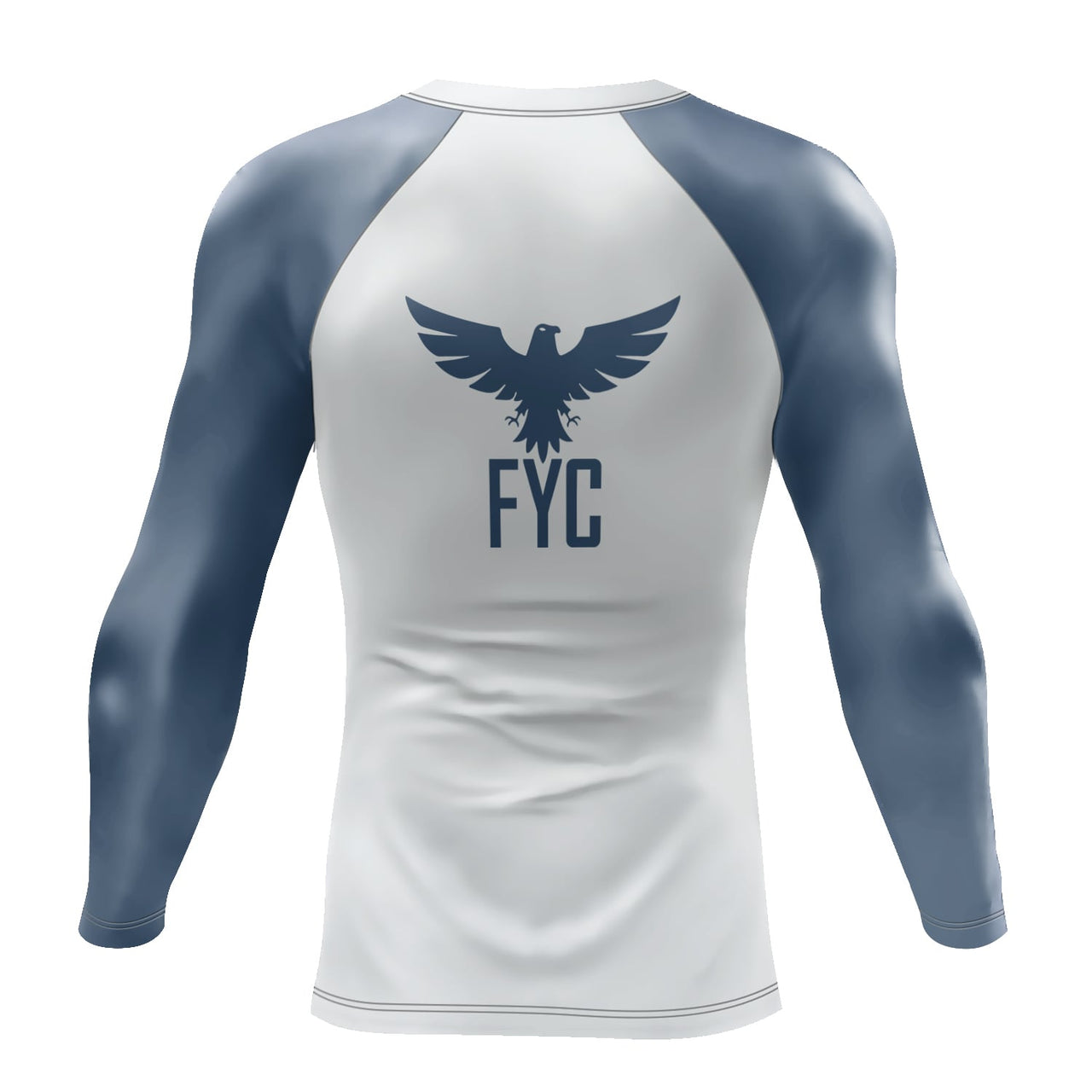 FYC - Men's FYC Blue Sleeve Performance Rash Guard UPF 40+ - 1 COLOR -