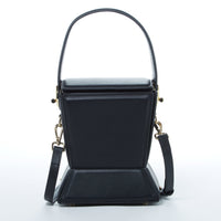 Thumbnail for Amber Leather Bucket Purse Black -