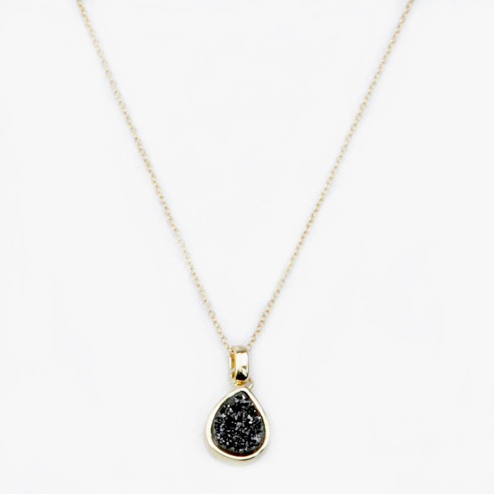 Christy Jean - Emma Teardrop Pendant in Gold - 6 COLORS -