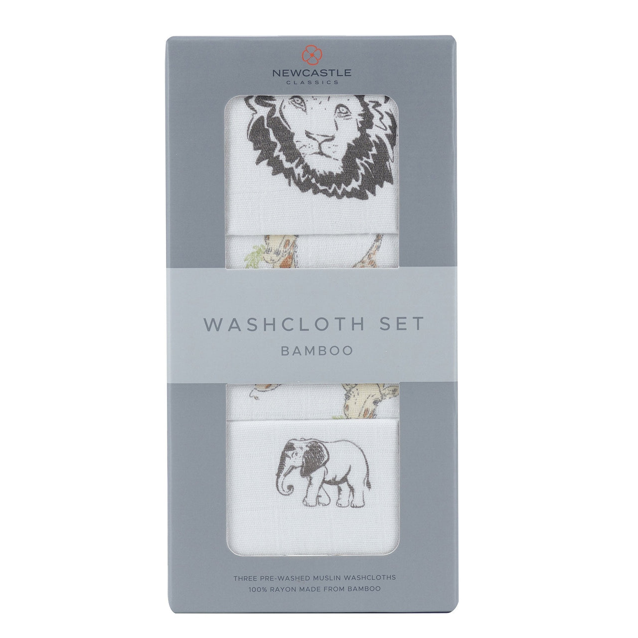 Newcastle - On the Savannah Washcloth Set 3pk -