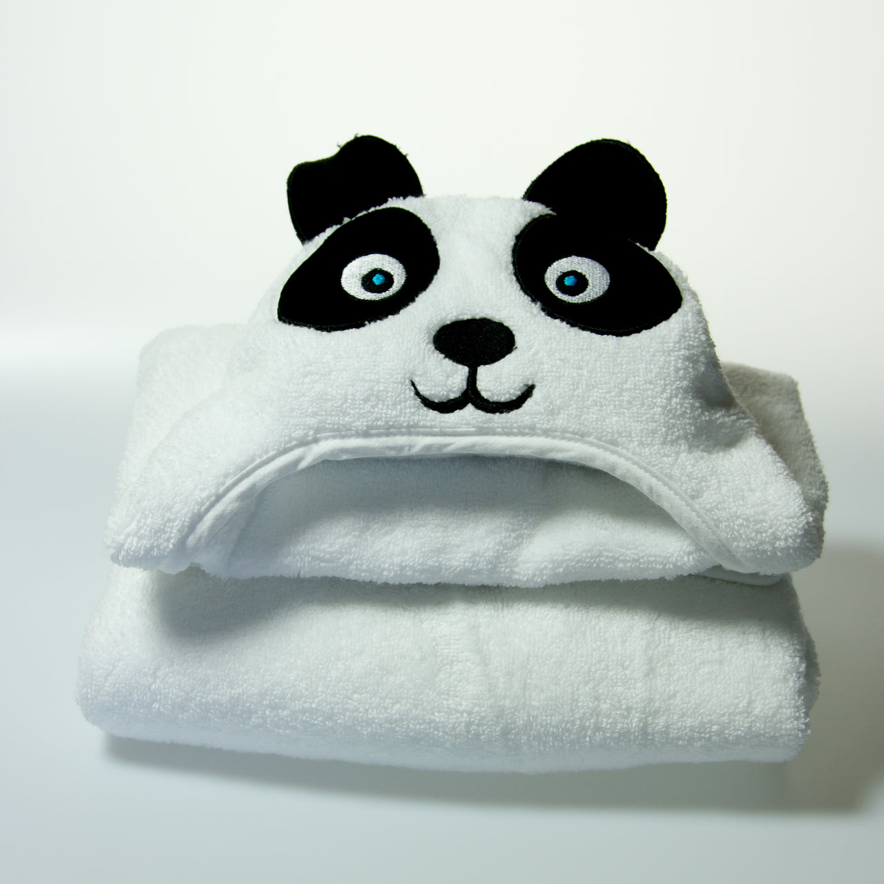 Little Ashkim - Panda Hooded Cotton Turkish Towel: Little Kid -