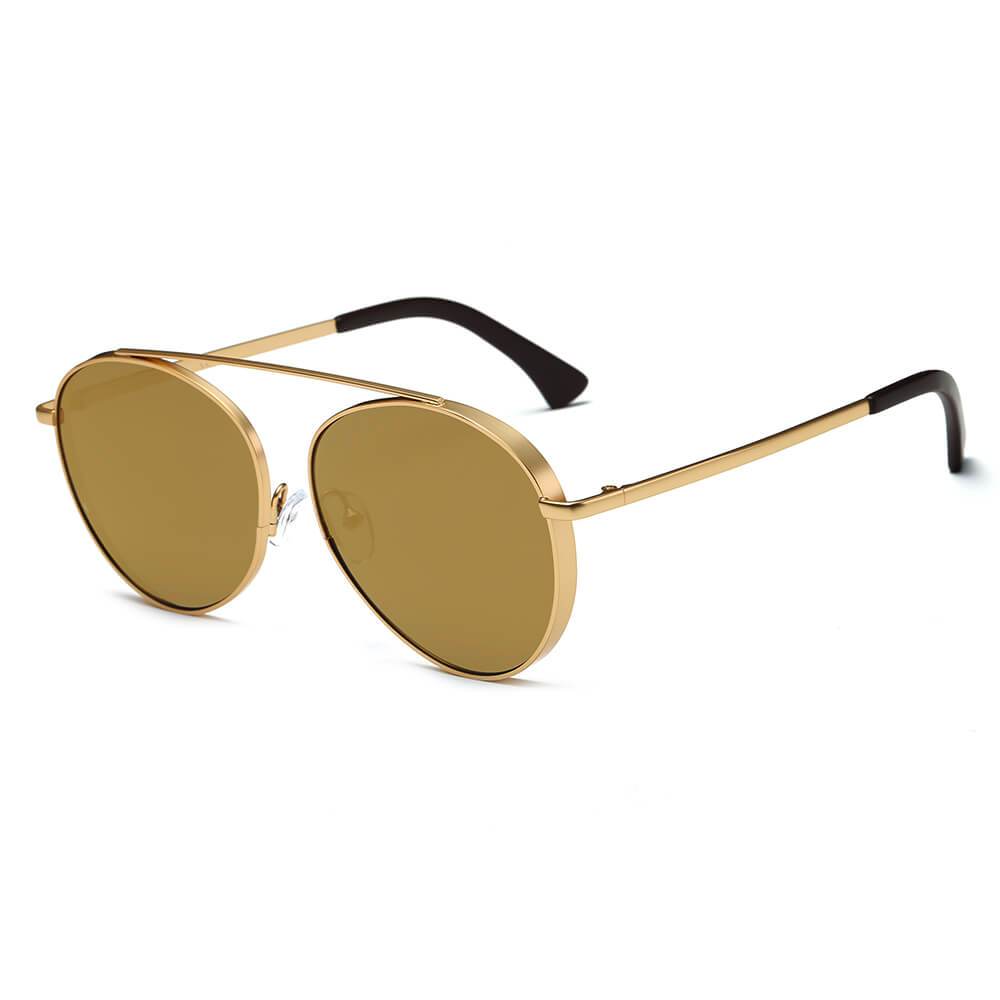 Bethel | CA08 - Retro Mirrored Lens Teardrop Aviator Sunglasses - 6 COLORS -