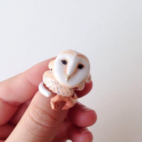 Mary Lou Store - ADJUSTABLE Owl Ring - 3 PCS. -