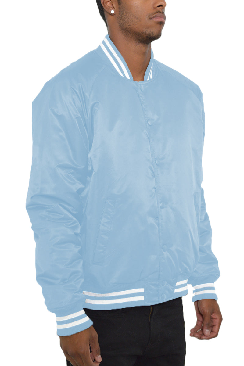 Classic Varsity Windbreaker Bomber Jacket - 1 COLOR -