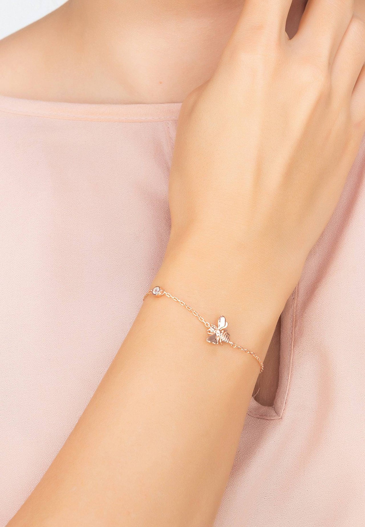 LATELITA - Queen Bee Bracelet Rosegold -