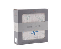 Thumbnail for Starfish Cotton Muslin Crib Sheet -