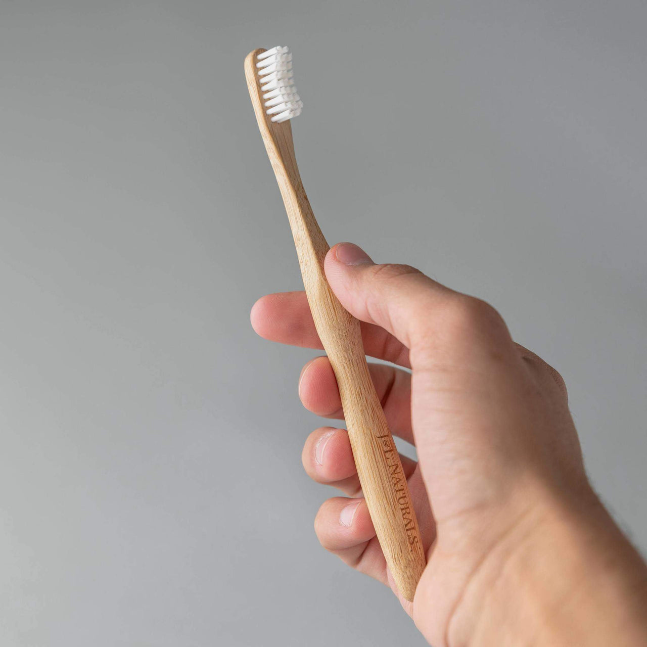 J & L Naturals - Bamboo Toothbrush (Duo) - 2 PCS. - 4 WOODS - 4 BRISTLE COLORS -