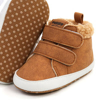 Thumbnail for Fuzzy Velcro Kid Sneakers - T - 4 COLORS -