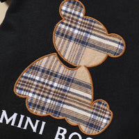 Thumbnail for Baby MINI BOSS Bear Graphic Short Sleeve Romper - T - 5 SIZES - 1 COLOR -