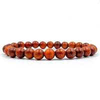 Thumbnail for Union - Red Rosewood Mala Beaded Bracelet -