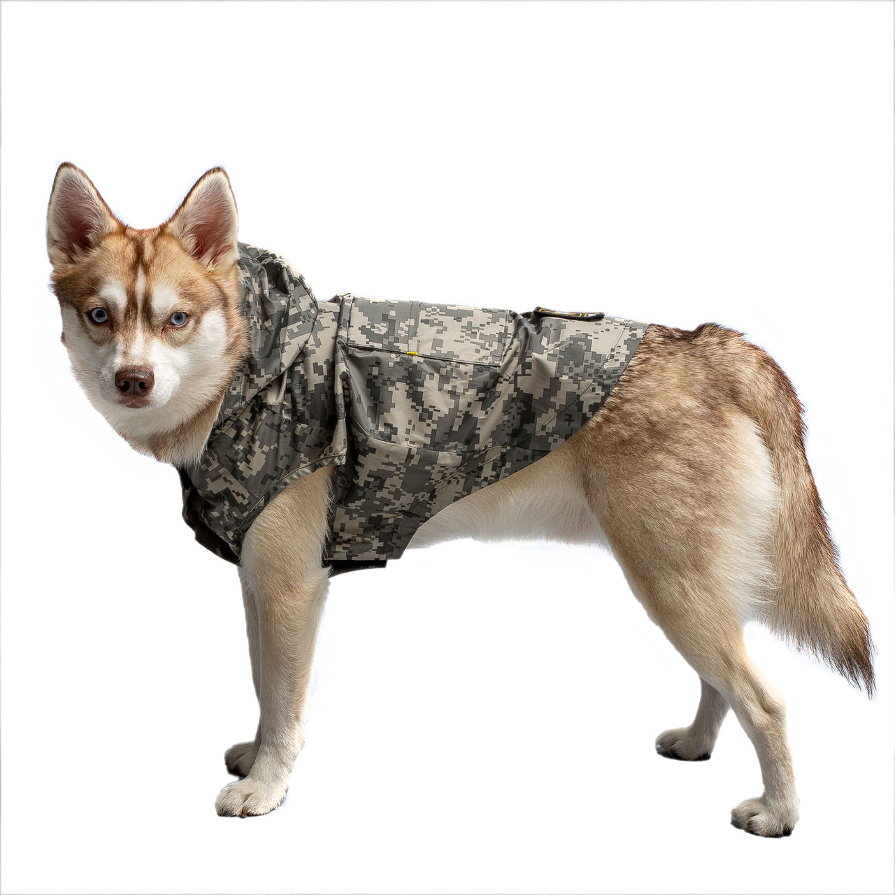 US Army Packable Dog Raincoat - Camo - 5 SIZES -