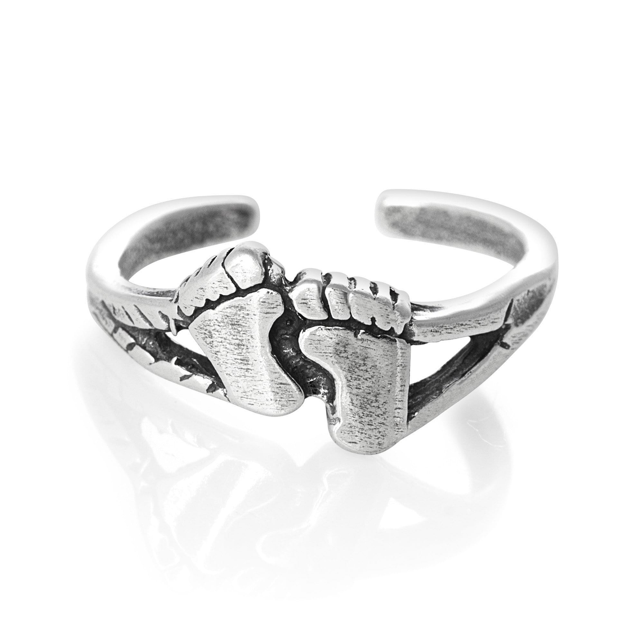 Hang Ten Feet Sterling Silver Toe Ring -